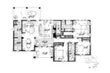 Craftsman House Plan - Red Wing 87255 - 1st Floor Plan