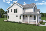 Craftsman House Plan - 87303 - Left Exterior