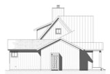 Farmhouse House Plan - Backwater 87319 - Left Exterior