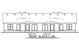 Secondary Image - Traditional House Plan - North Brook 87390 - Rear Exterior