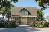 Bungalow House Plan - 87523 - Front Exterior