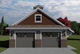Cape Cod House Plan - 87586 - Front Exterior