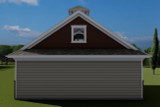 Cape Cod House Plan - 87586 - Rear Exterior