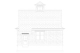 Cape Cod House Plan - 87586 - Right Exterior