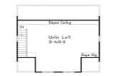 Secondary Image - Craftsman House Plan - 87715 - 2nd Floor Plan