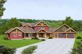 Lodge Style House Plan - 87727 - Front Exterior