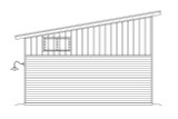Contemporary House Plan - 87801 - Rear Exterior