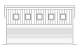 Contemporary House Plan - 87801 - Left Exterior