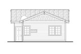 Craftsman House Plan - 87989 - Rear Exterior