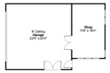 Craftsman House Plan - 87989 - 1st Floor Plan