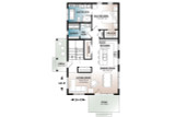 Modern House Plan - Willowgate 2 88102 - 1st Floor Plan