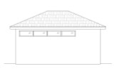 Traditional House Plan - Mariner Poolhouse 88144 - Right Exterior