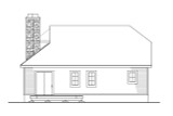 Cape Cod House Plan - Winchester 88148 - Rear Exterior