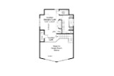 Secondary Image - A-Frame House Plan - Timber Hill 88150 - 2nd Floor Plan