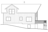 A-Frame House Plan - Timber Hill 88150 - Left Exterior