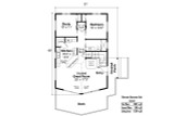A-Frame House Plan - Timber Hill 88150 - Optional Floor Plan