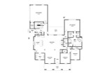 Colonial House Plan - 88223 - 1st Floor Plan
