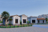 Southwest House Plan - Santa Fe 88245 - Front Exterior