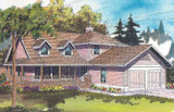 Country House Plan - Jasmine 88267 - Front Exterior