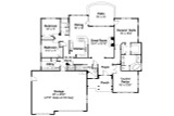 Craftsman House Plan - Cauldwell 88313 - 1st Floor Plan