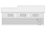 Traditional House Plan - 88396 - Left Exterior
