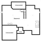 Ranch House Plan - Saylor Ridge 88418 - Basement Floor Plan