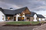 Modern House Plan - Woodland Park 88421 - Rear Exterior