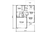Craftsman House Plan - Markham Ridge 88434 - 1st Floor Plan