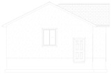 Traditional House Plan - Thompson 88450 - Left Exterior