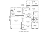 Traditional House Plan - 88468 - 1st Floor Plan