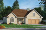 Ranch House Plan - Tollefson II 88492 - Front Exterior