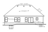Ranch House Plan - Tollefson II 88492 - Rear Exterior