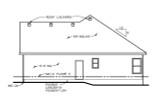 Ranch House Plan - Tollefson II 88492 - Right Exterior