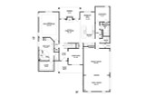 Traditional House Plan - 88678 - 1st Floor Plan