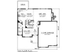 Craftsman House Plan - 88651 - 1st Floor Plan