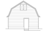 Secondary Image - Country House Plan - 88683 - Left Exterior