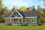 Secondary Image - Craftsman House Plan - Eagle Ranch 88706 - Rear Exterior
