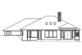 Secondary Image - Prairie House Plan - Elmhurst 88781 - Rear Exterior