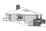 Prairie House Plan - Elmhurst 88781 - Left Exterior