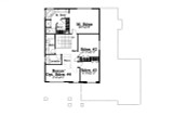 Secondary Image - Craftsman House Plan - 88743 - 2nd Floor Plan