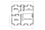 Secondary Image - Craftsman House Plan - 88798 - 2nd Floor Plan