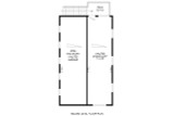 Secondary Image - Contemporary House Plan - 88919 - 2nd Floor Plan