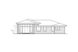 Secondary Image - Prairie House Plan - Edenvale 89008 - Rear Exterior
