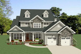 Craftsman House Plan - Hillsborough 88952 - Front Exterior