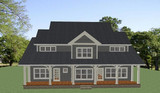 Craftsman House Plan - Hillsborough 88952 - Rear Exterior
