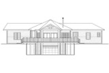 Lodge Style House Plan - Blue Creek 89015 - Rear Exterior