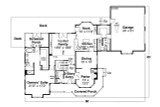Country House Plan - Hilyard 89018 - 1st Floor Plan
