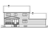 Farmhouse House Plan - Nikolas 3 89021 - Rear Exterior