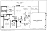 Ranch House Plan - 89104 - 1st Floor Plan
