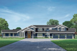 Craftsman House Plan - Tanglewood 89129 - Front Exterior